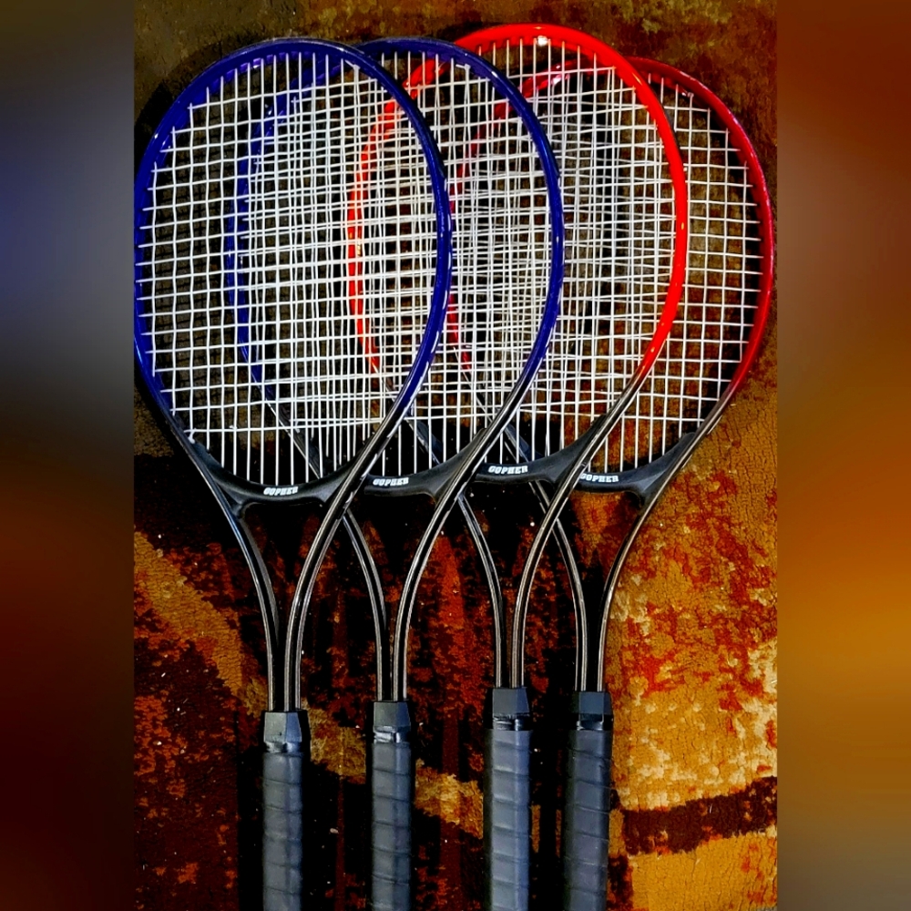 Gopher Rainbow Midsize Aluminum Tennis Racquets